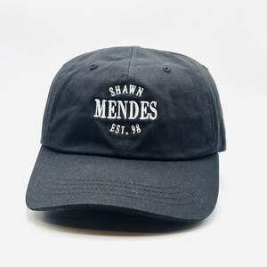 Shawn Mendes The Tour 2019 Black Logo Adjustable Baseball Cap Hat One Size
